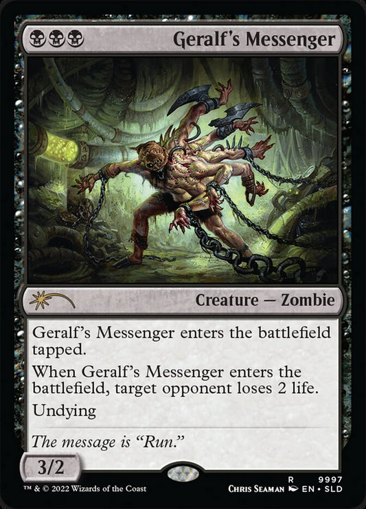 Geralf's Messenger (Secret Lair) (#9997) (Left-Handed) - (Foil): Secret Lair Drop