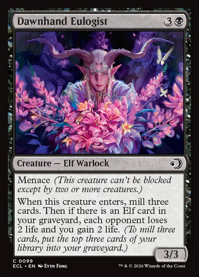 Dawnhand Eulogist - (Foil): Lorwyn Eclipsed