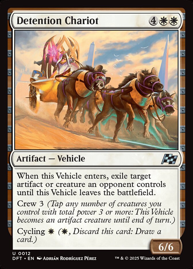 Detention Chariot: Aetherdrift