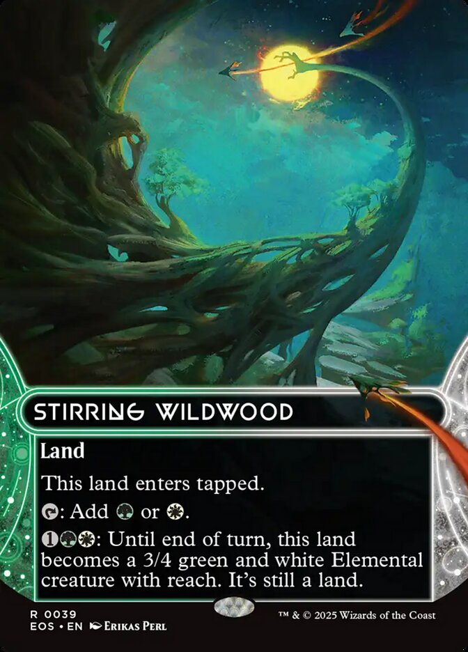 Stirring Wildwood (#039) (Borderless): Edge of Eternities: Stellar Sights