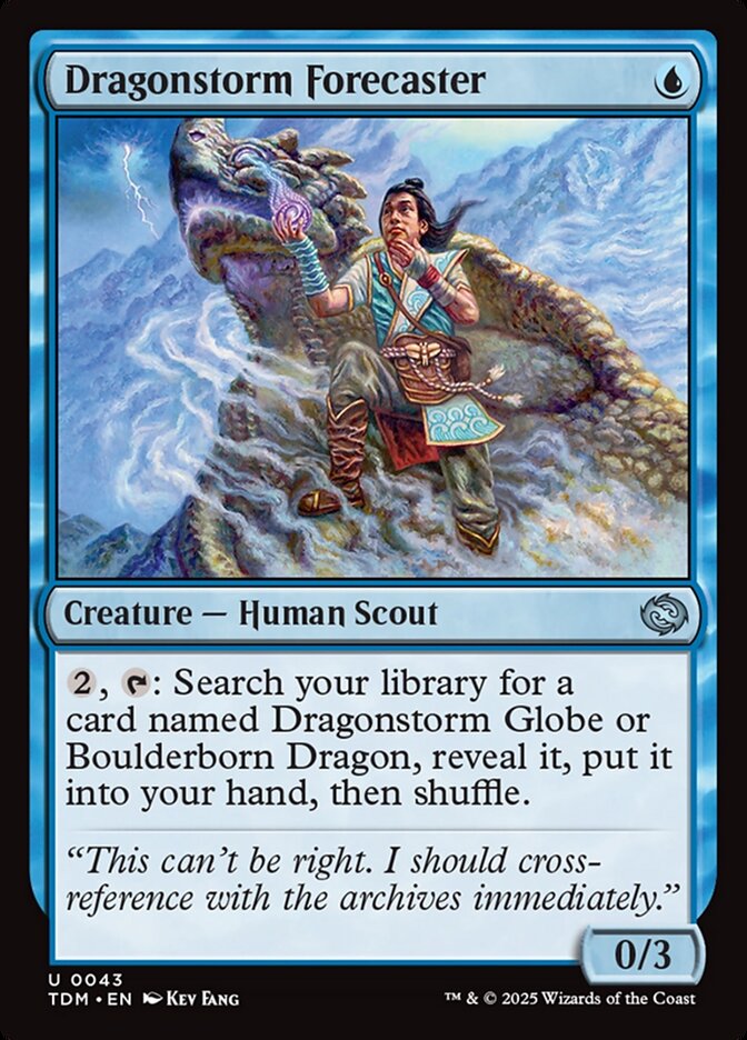 Dragonstorm Forecaster - (Foil): Tarkir: Dragonstorm