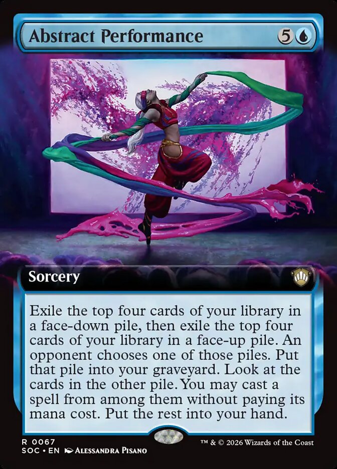 Abstract Performance: Secrets of Strixhaven Commander