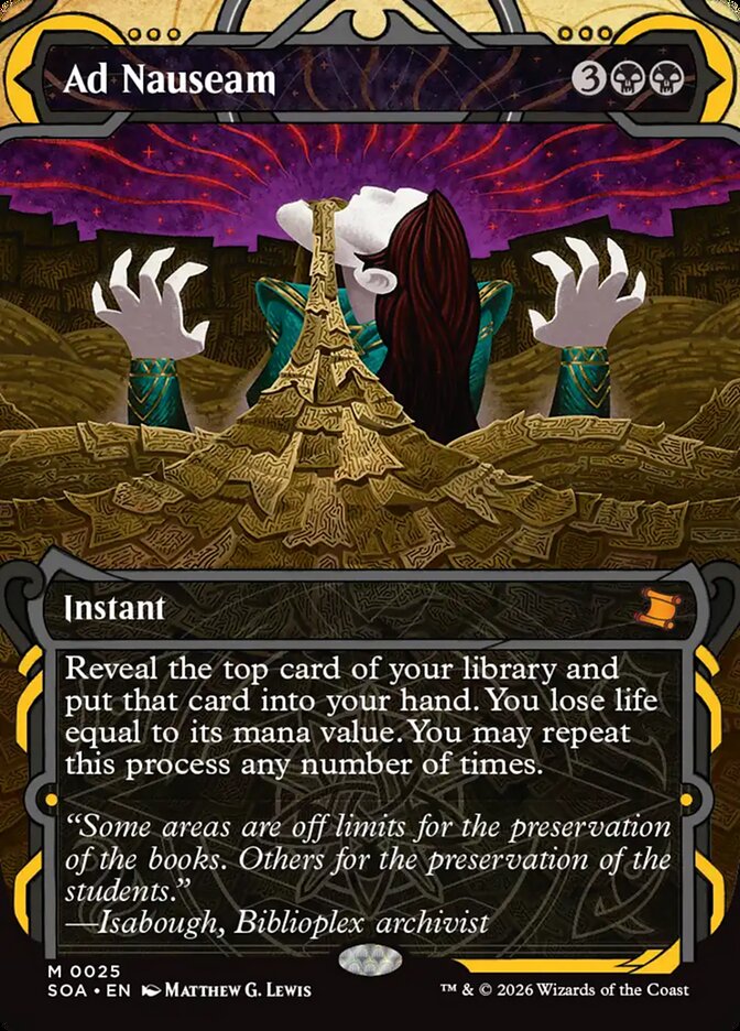 Ad Nauseam: Secrets of Strixhaven Mystical Archive