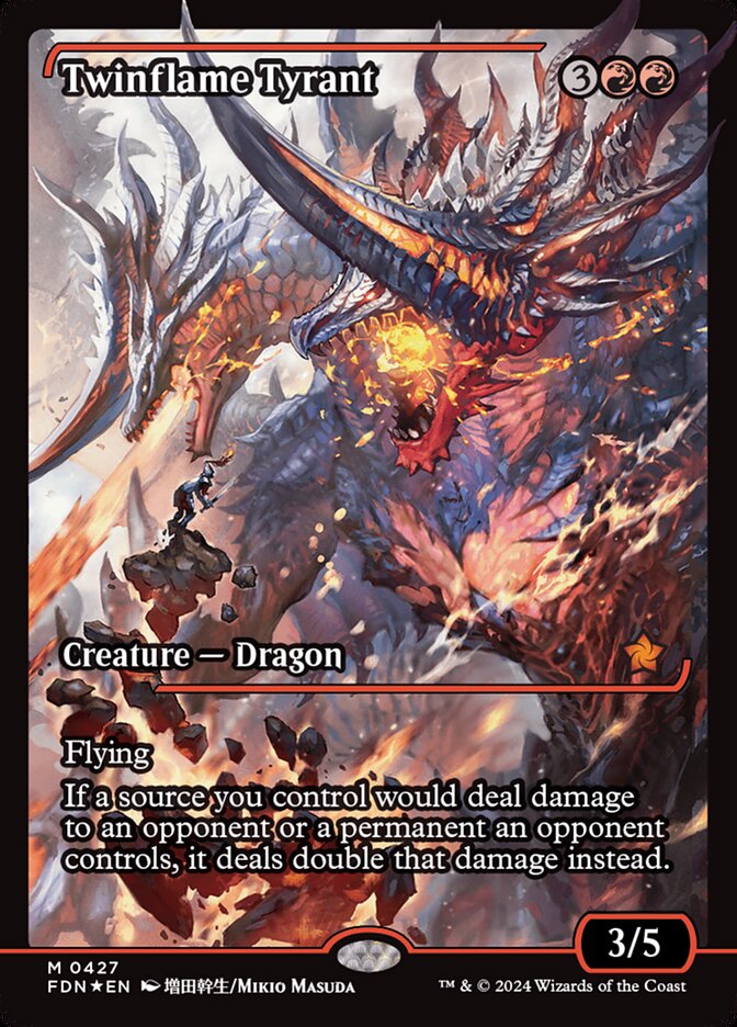 Twinflame Tyrant (Showcase) - (Foil): Foundations