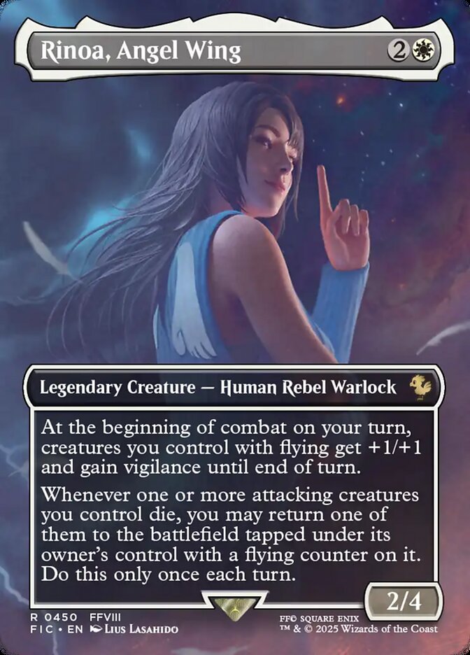 Rinoa, Angel Wing - (Foil): Final Fantasy Commander