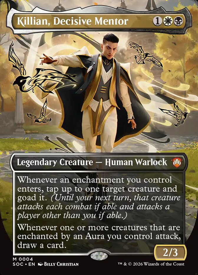 Killian, Decisive Mentor: Secrets of Strixhaven Commander