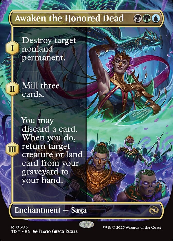 Awaken the Honored Dead (Borderless): Tarkir: Dragonstorm