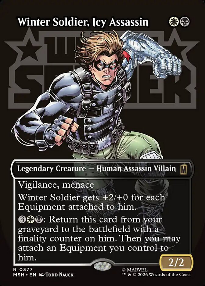 Winter Soldier, Icy Assassin (Borderless) (#377)