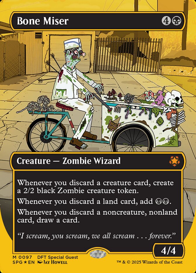 Bone Miser (Borderless) (First Place Foil) - (Foil): Special Guests