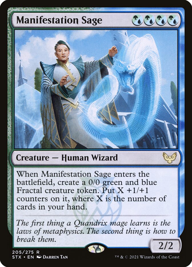Manifestation Sage: Strixhaven: School of Mages