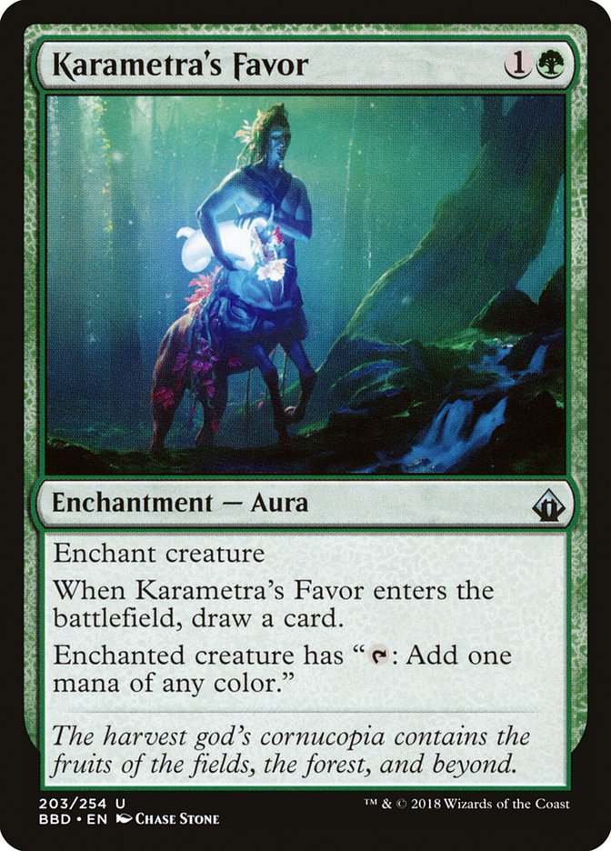 Karametra's Favor - (Foil): Battlebond