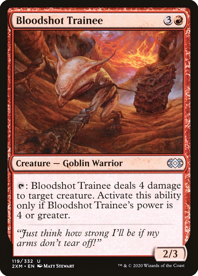 Bloodshot Trainee: Double Masters