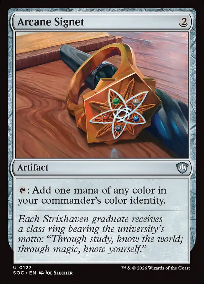 Arcane Signet: Secrets of Strixhaven Commander