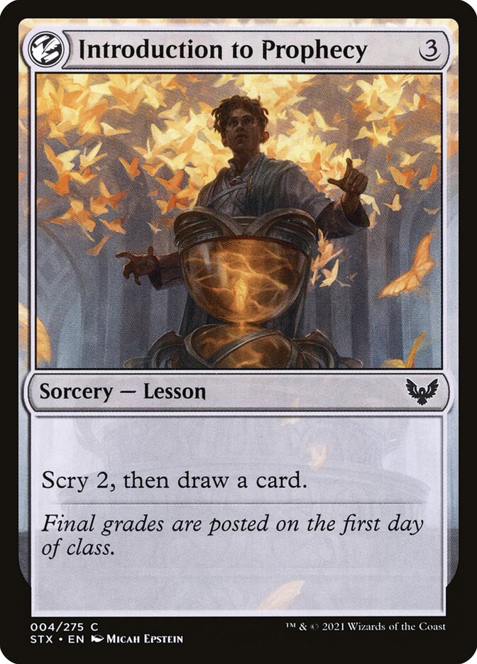Introduction to Prophecy - (Foil): Strixhaven: School of Mages