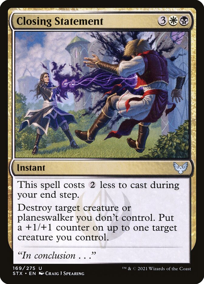 Closing Statement - (Foil): Strixhaven: School of Mages