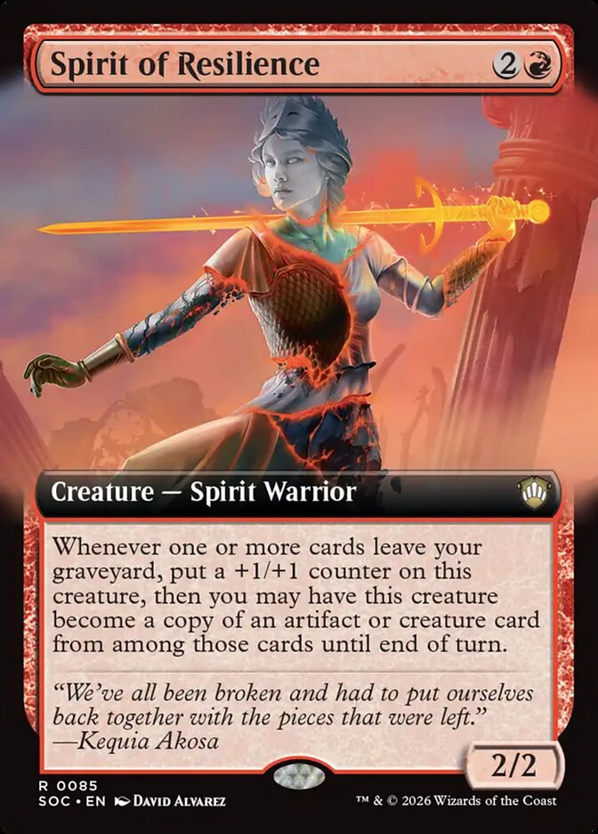 Spirit of Resilience: Secrets of Strixhaven Commander