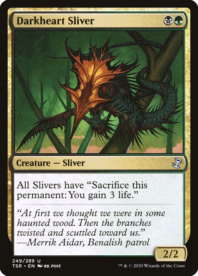 Darkheart Sliver - (Foil): Time Spiral Remastered