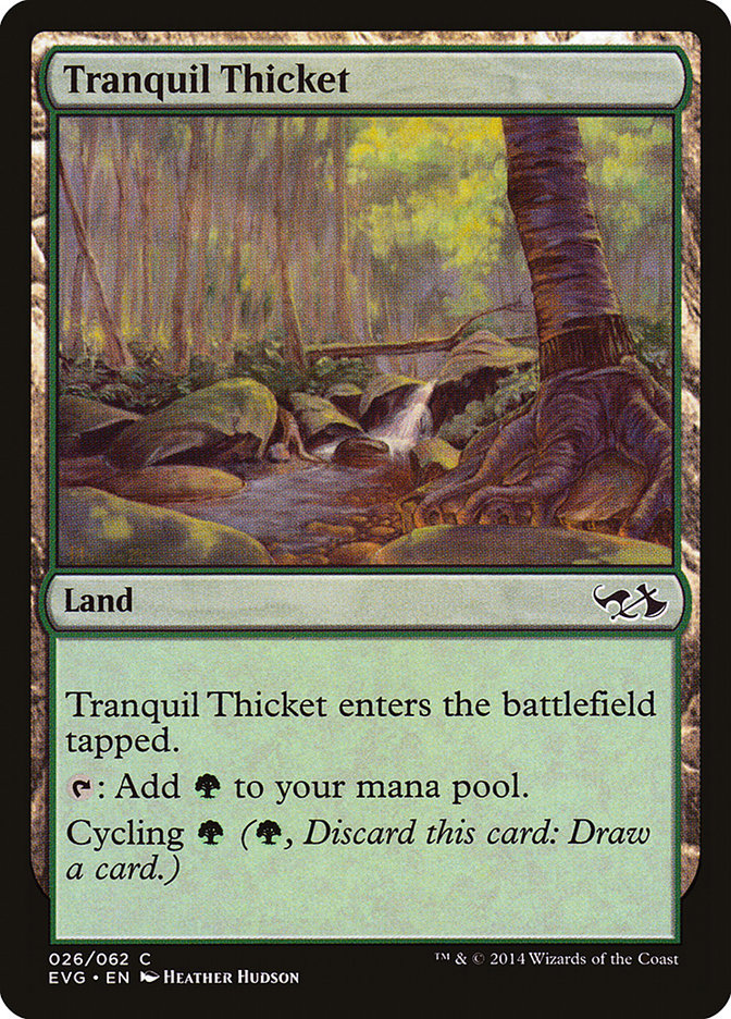 Tranquil Thicket: Duel Decks Anthology: Elves vs. Goblins