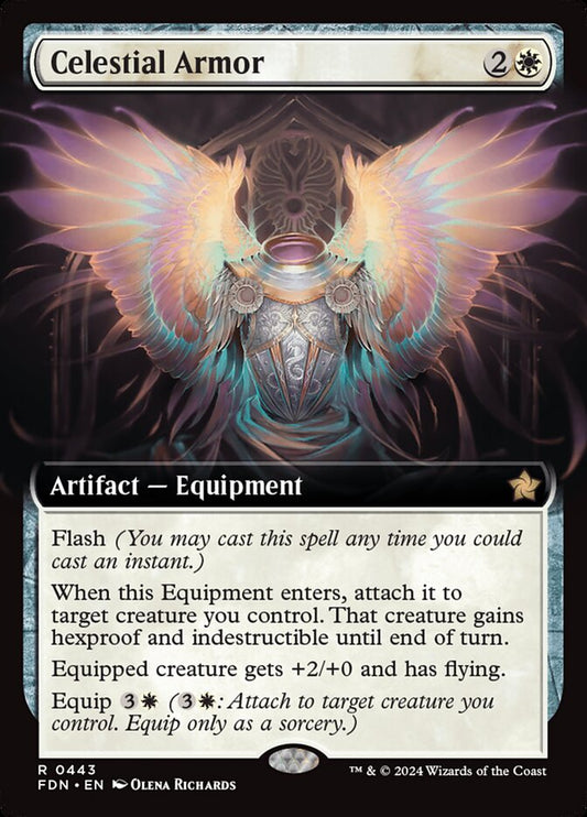Celestial Armor (Extended Art) - (Foil): Foundations