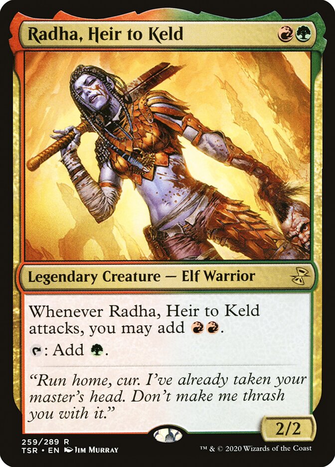 Radha, Heir to Keld - (Foil): Time Spiral Remastered