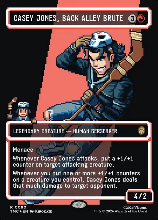 Casey Jones, Back Alley Brute - (Foil): Teenage Mutant Ninja Turtles Eternal