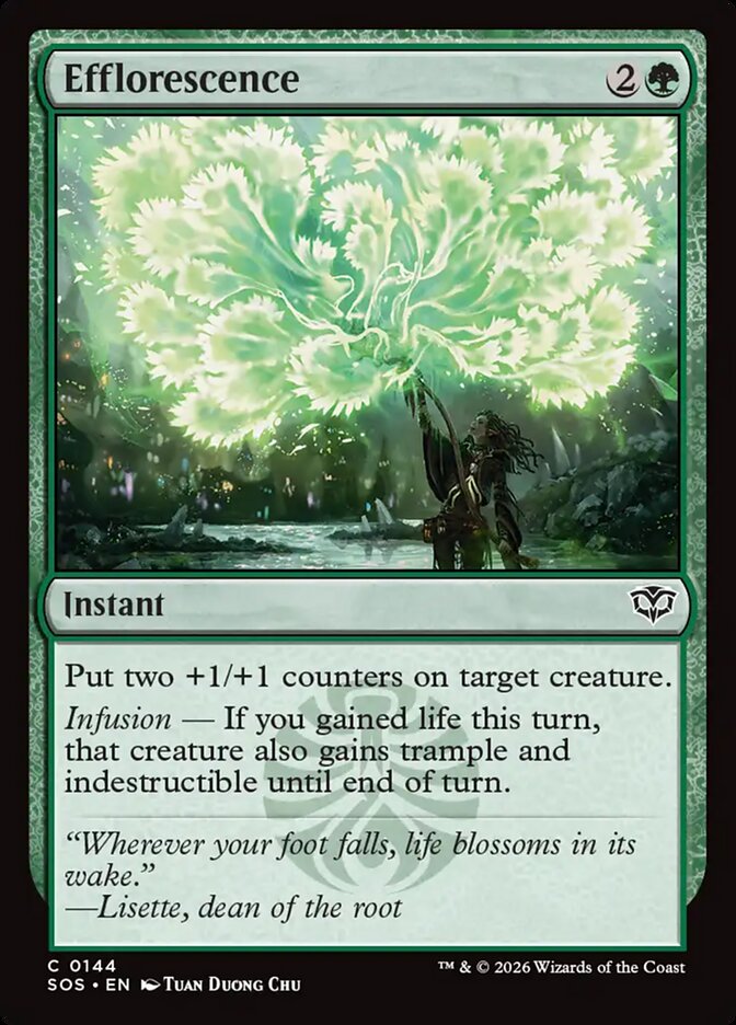 Efflorescence - (Foil): Secrets of Strixhaven