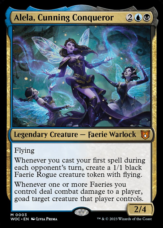 Alela, Cunning Conqueror: Wilds of Eldraine Commander