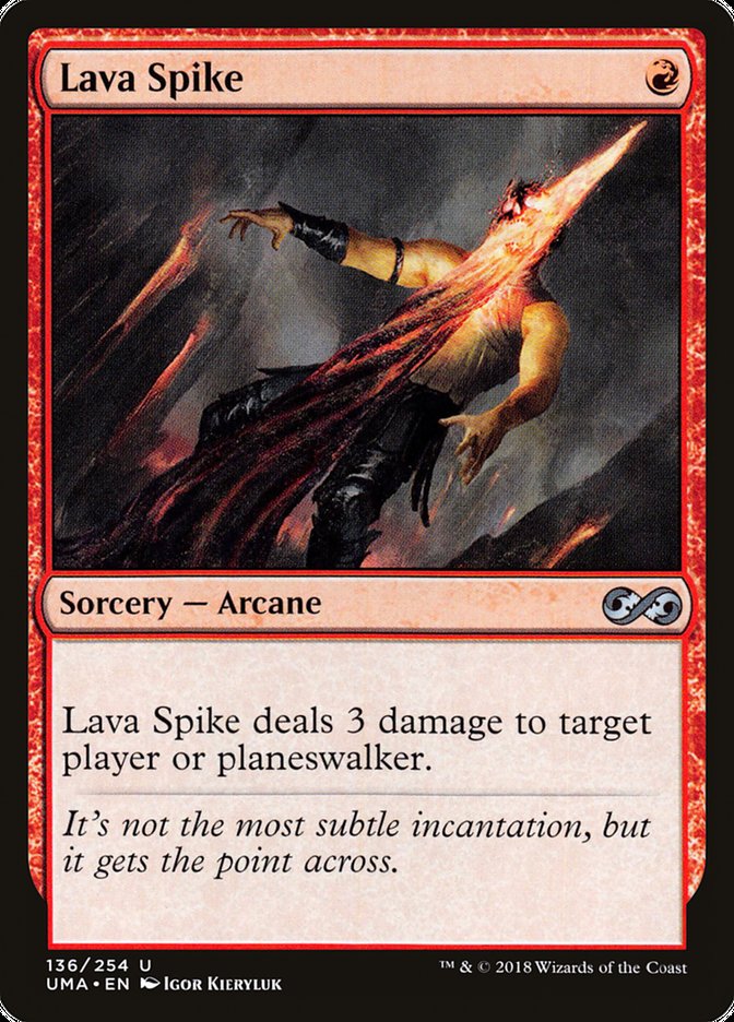 Lava Spike - (Foil): Ultimate Masters