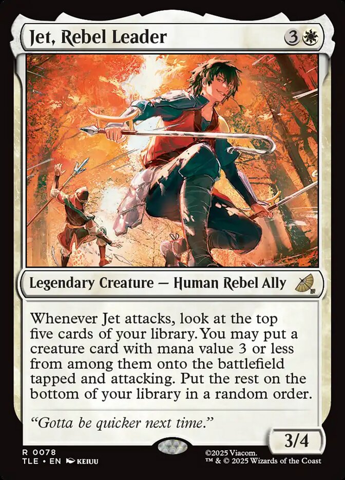 Jet, Rebel Leader: Avatar: The Last Airbender Eternal