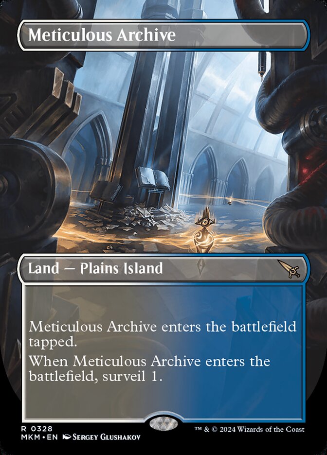 Meticulous Archive (Borderless) - (Foil): Murders at Karlov Manor