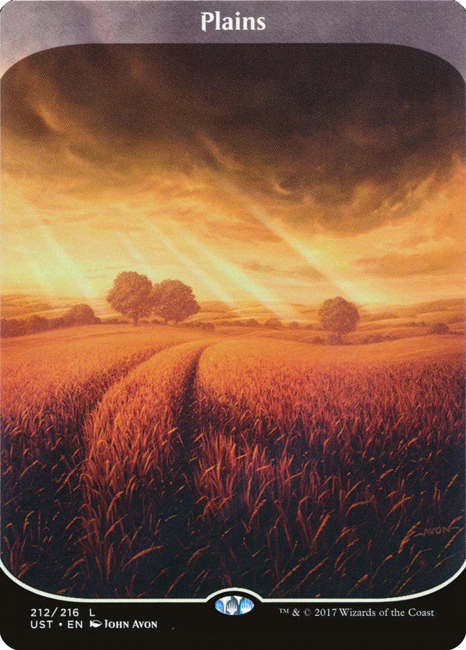 Plains (#212) (Full Art) - (Foil): Unstable