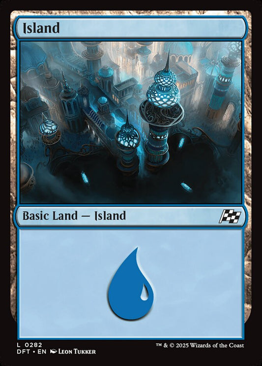 Island (#282) - (Foil): Aetherdrift