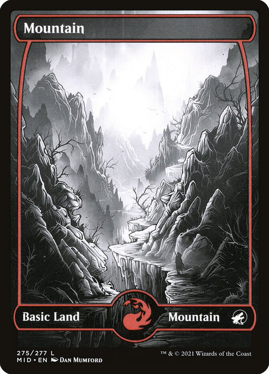 Mountain (#275) (Full Art): Innistrad: Midnight Hunt