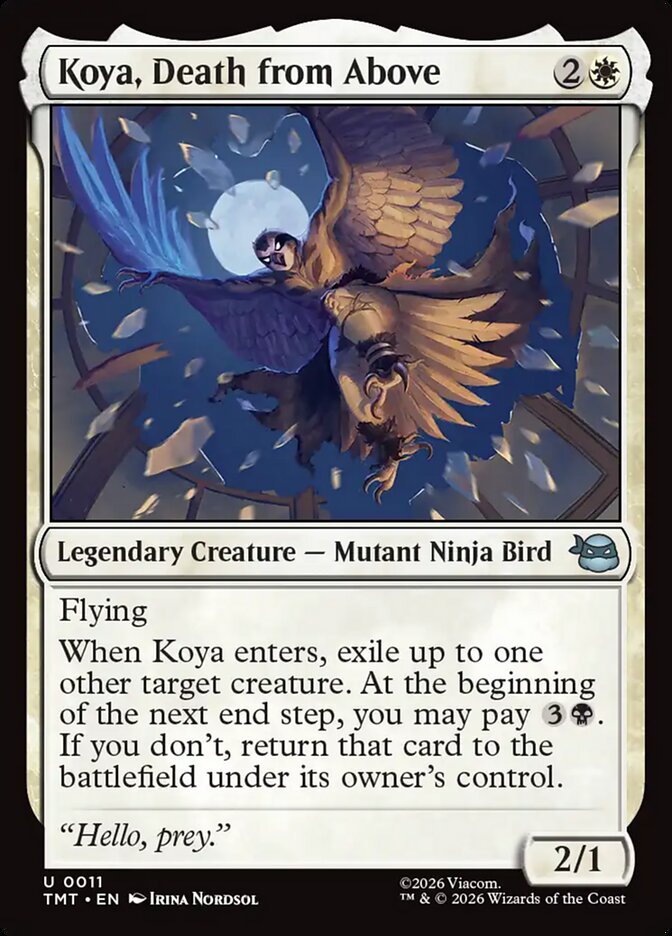 Koya, Death from Above: Teenage Mutant Ninja Turtles