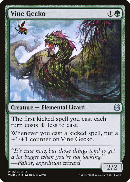 Vine Gecko: Zendikar Rising