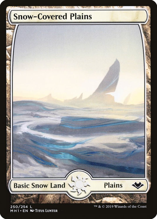 Snow-Covered Plains (#250) (Full Art): Modern Horizons