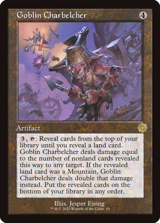 Goblin Charbelcher (#018) (Retro Frame): The Brothers' War Retro Artifacts