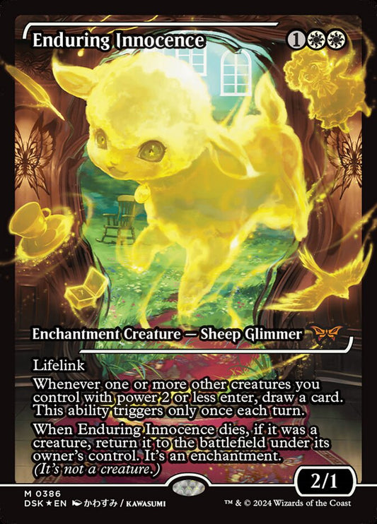 Enduring Innocence (Showcase) - (Foil): Duskmourn: House of Horror