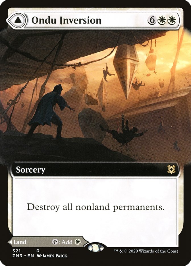 Ondu Inversion // Ondu Skyruins (Extended Art): Zendikar Rising