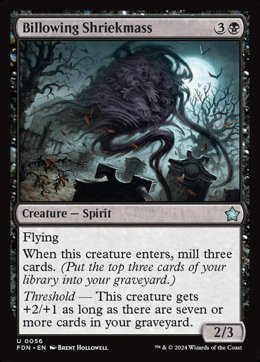 Billowing Shriekmass - (Foil): Foundations