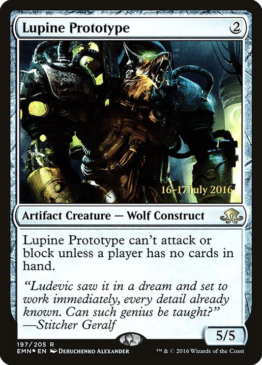 Lupine Prototype (Prerelease) (Eldritch Moon) - (Foil): Eldritch Moon Promos