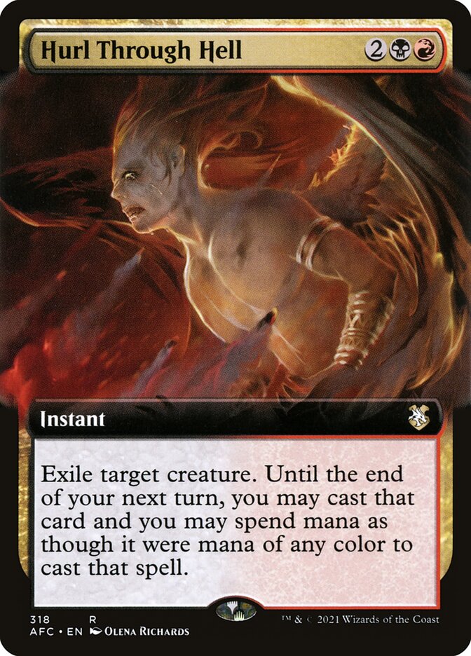 Hurl Through Hell (Extended Art): Forgotten Realms Commander