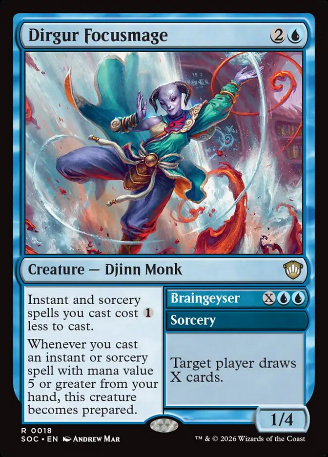 Dirgur Focusmage // Braingeyser: Secrets of Strixhaven Commander