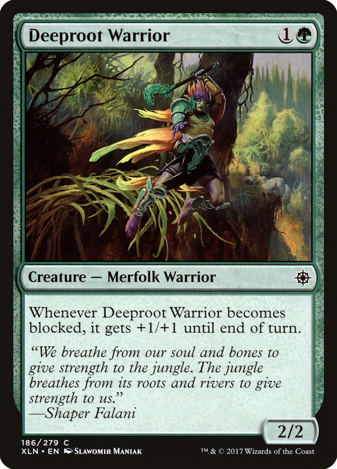 Deeproot Warrior - (Foil): Ixalan