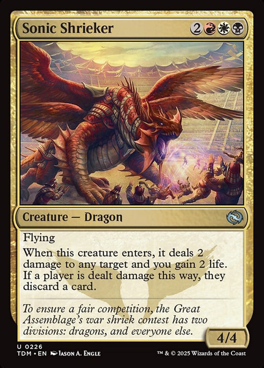 Sonic Shrieker: Tarkir: Dragonstorm