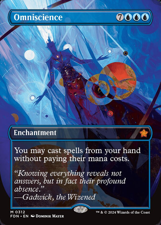 Omniscience (Borderless) - (Foil): Foundations