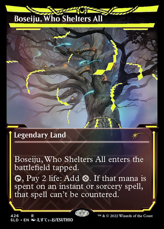 Boseiju, Who Shelters All (Secret Lair) (Neon Ink Yellow) - (Foil)