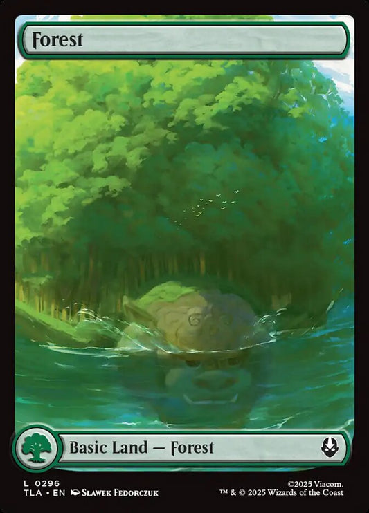 Forest (#296) (Full Art) - (Foil): Avatar: The Last Airbender