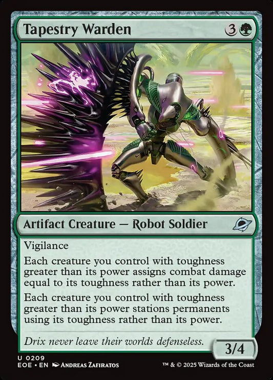 Tapestry Warden - (Foil): Edge of Eternities
