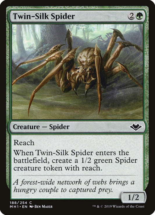 Twin-Silk Spider - (Foil): Modern Horizons
